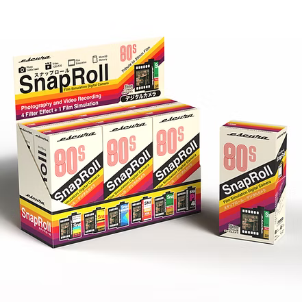 Escura SnapRoll ( エスクーラ スナップロール ) 手のひらサイズのフィルム風トイデジカメラ