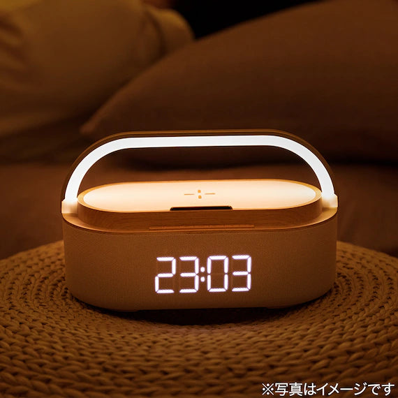 【送料無料】置くだけでスマホ充電｜LED多機能ナイトライト WL21LBR