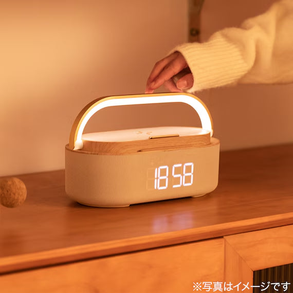 【送料無料】置くだけでスマホ充電｜LED多機能ナイトライト WL21LBR