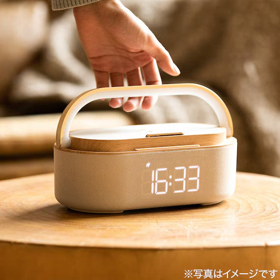 【送料無料】置くだけでスマホ充電｜LED多機能ナイトライト WL21LBR