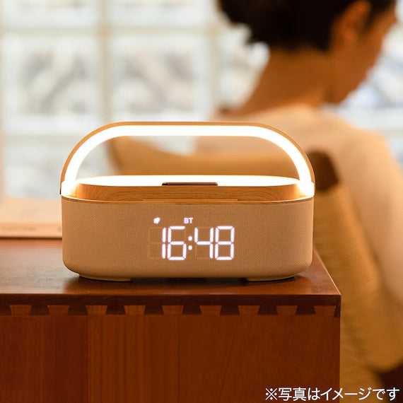 【送料無料】置くだけでスマホ充電｜LED多機能ナイトライト WL21LBR